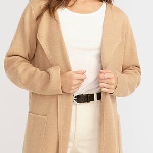 J.Crew Juliette Collarless Sweater-Blazer - Medium (Like New)